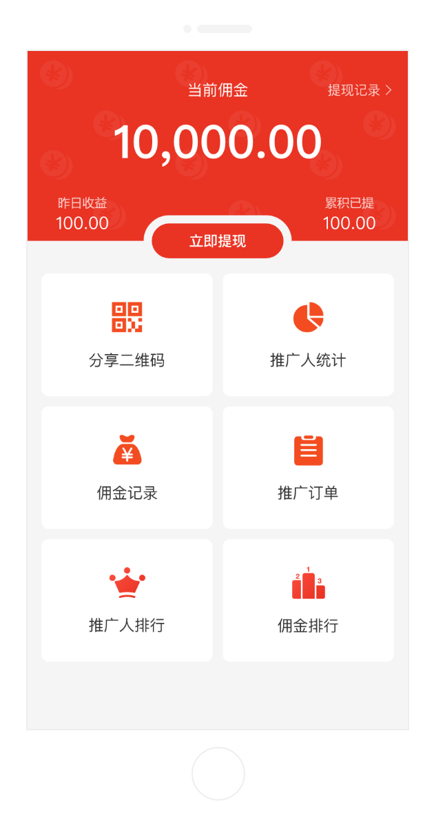 B2C 标准版 (Java) 商城系统分销推广